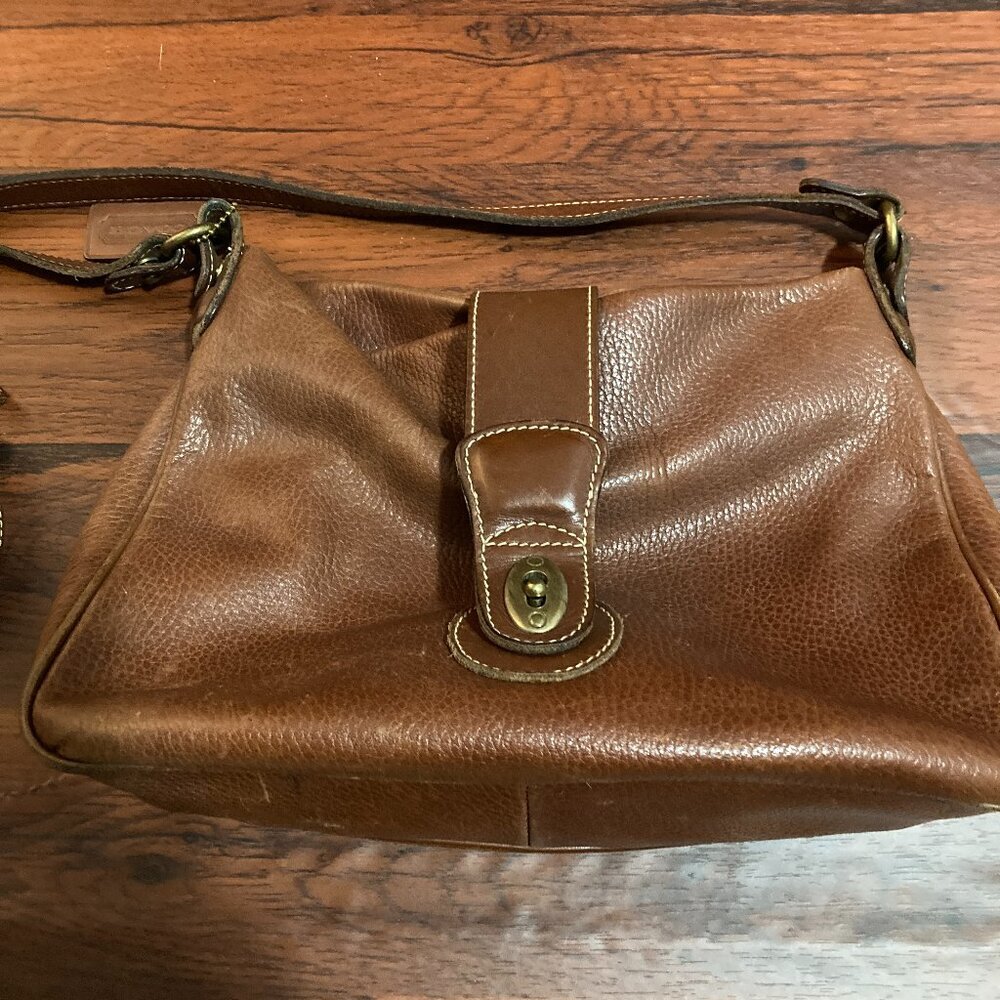 Vintage Coach Savannah Shoulder Bag Boho Brown Leather Cowgirl Chic Core 90s